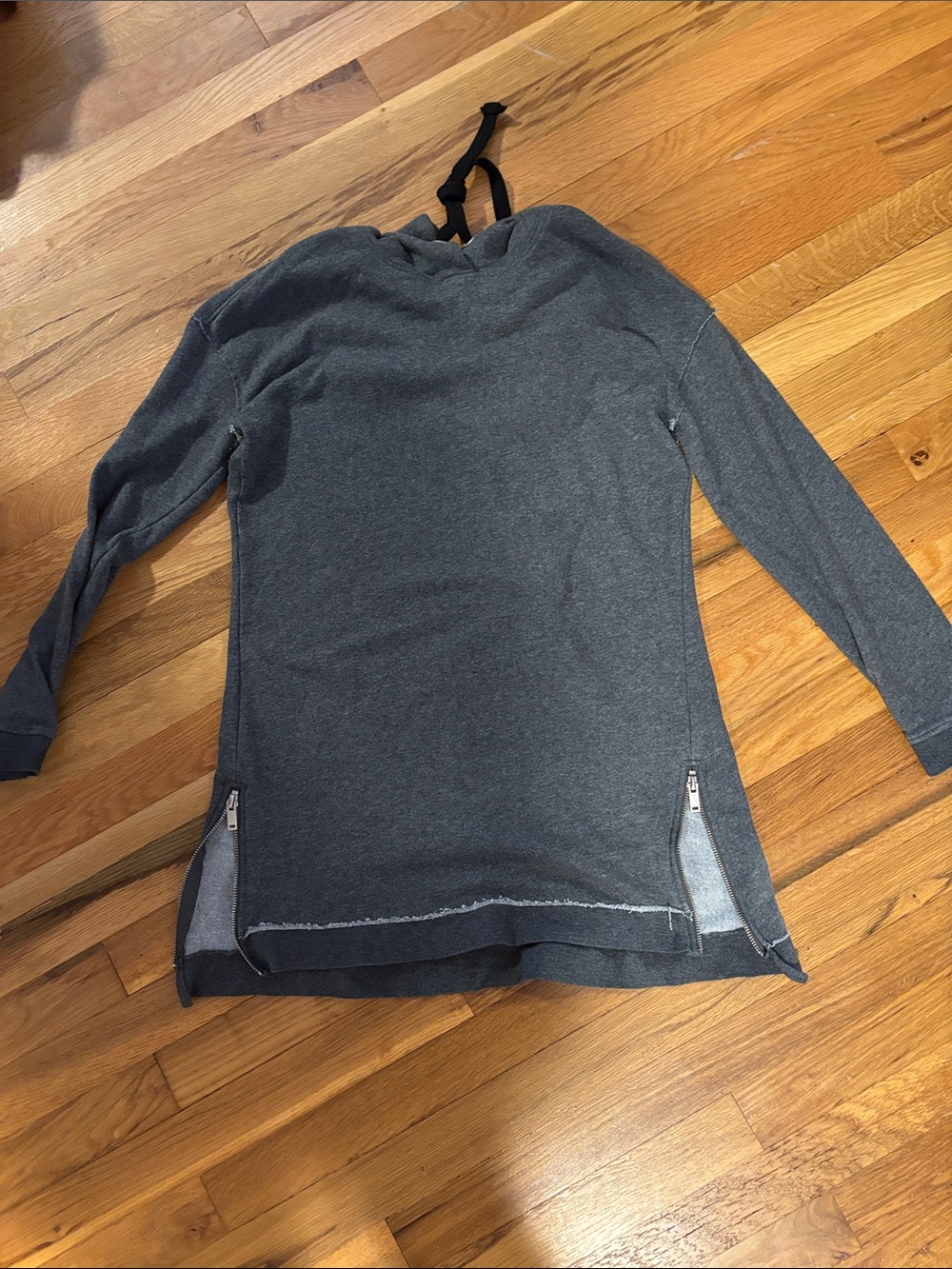 Garage Charcoal Grey Hooded Tunic